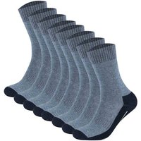 CAMANO Camano Unisex Socken - Pro Tex Function, einfarbig, 8er Pack, Größe 39-42 in Blau