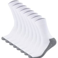 CAMANO Camano Unisex Socken - Pro Tex Function, einfarbig, 8er Pack, Größe 39-42 in Weiß