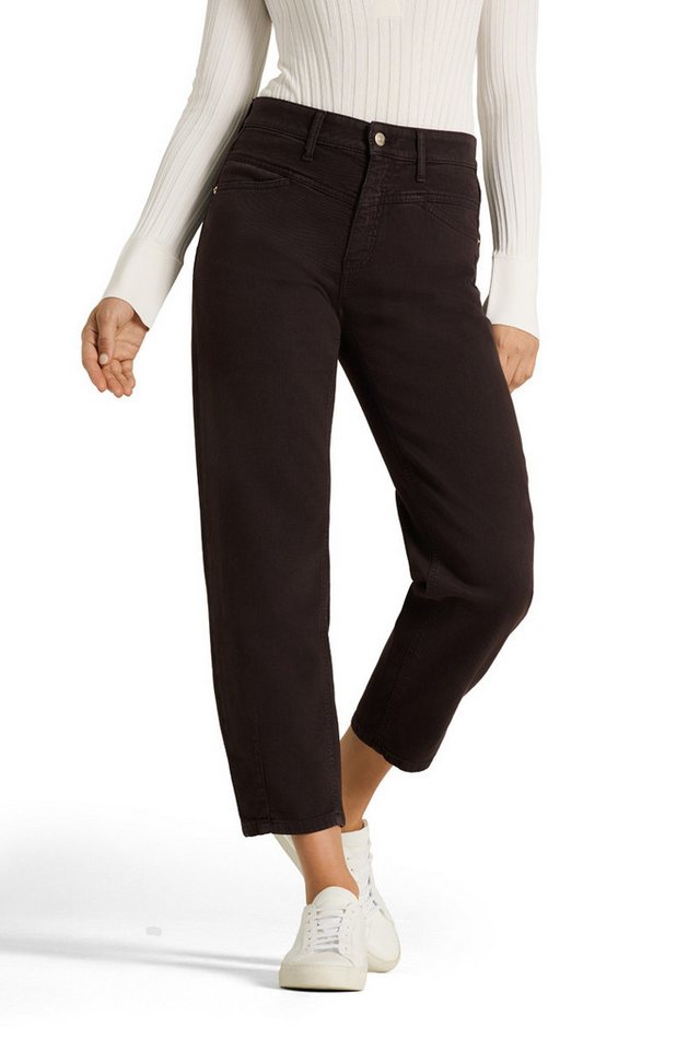 Cambio 5-Pocket-Jeans Elin dark chocolate – Bild 4 von 5