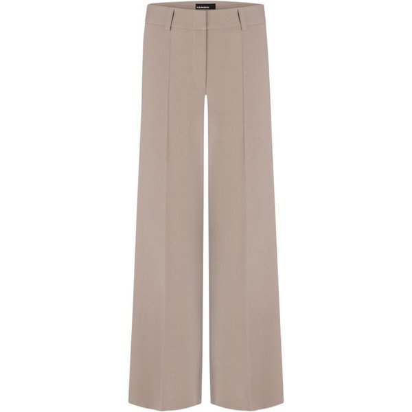 Cambio Stoffhose natur,Business,Polyester,Unifarben,Wide Leg,Mittel