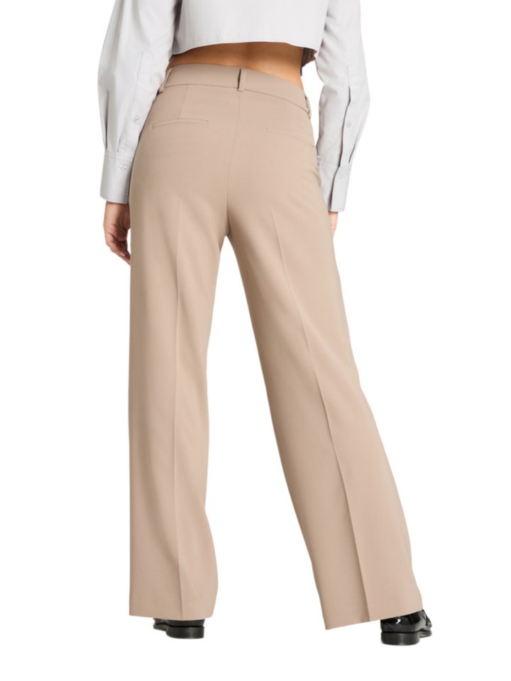 Cambio Stoffhose natur,Business,Polyester,Unifarben,Wide Leg,Mittel – Bild 5 von 5