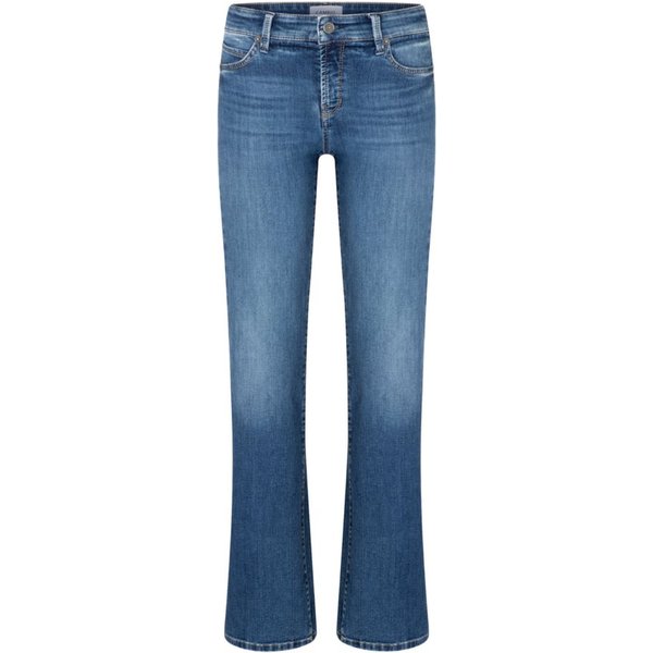 Cambio Stretch-Hose blau,Casual,Baumwolle,Unifarben,Bootcut,Mittel