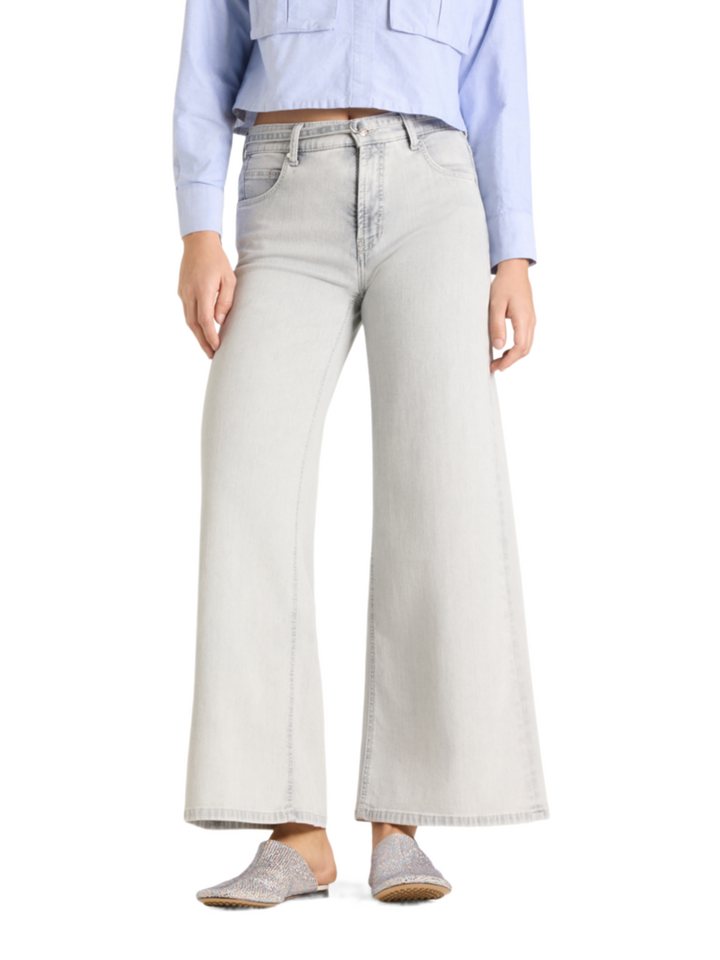 Cambio Stretch-Hose grau,Casual,Baumwolle,Unifarben,Weit – Bild 3 von 5