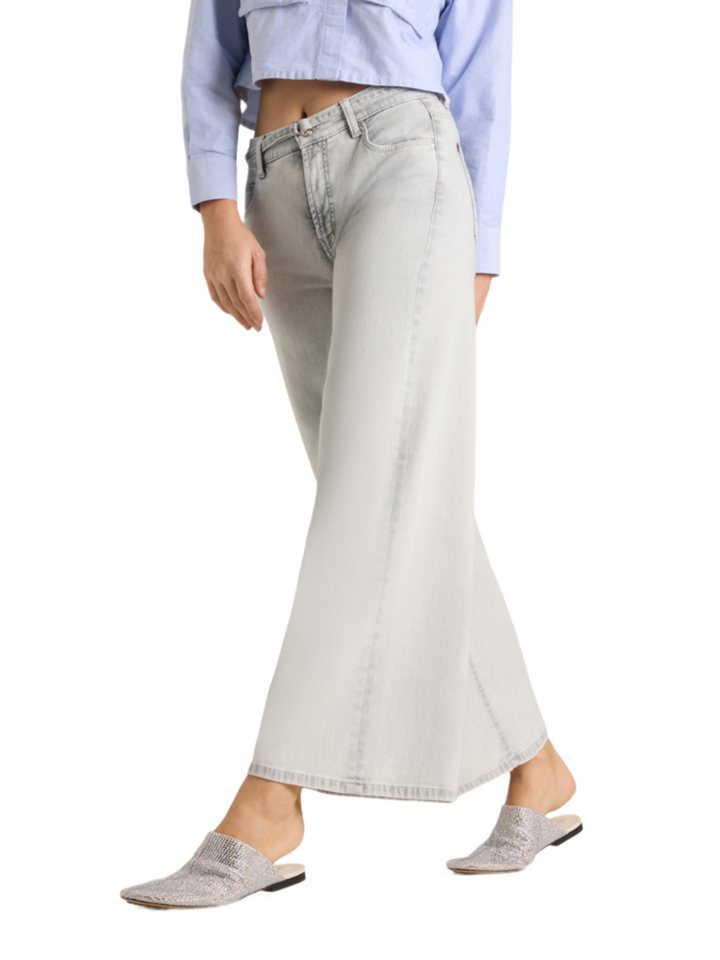 Cambio Stretch-Hose grau,Casual,Baumwolle,Unifarben,Weit – Bild 5 von 5