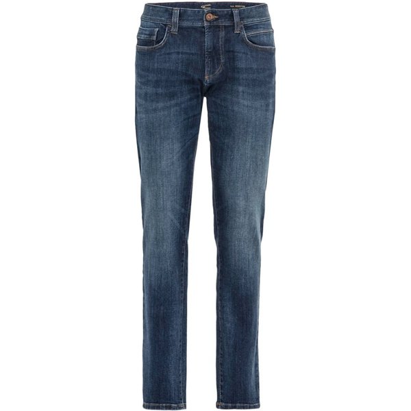 camel active 5-Pocket-Jeans blau,Casual,Baumwolle,Unifarben,Straight Leg