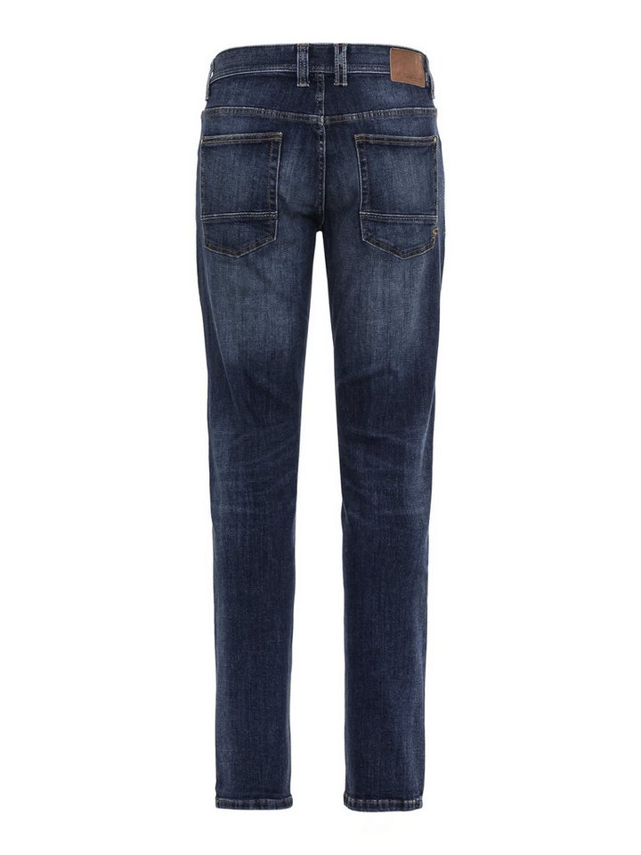 camel active 5-Pocket-Jeans blau,Casual,Baumwolle,Unifarben,Straight Leg – Bild 2 von 4