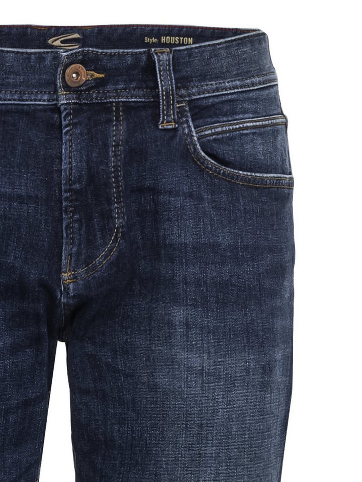 camel active 5-Pocket-Jeans blau,Casual,Baumwolle,Unifarben,Straight Leg – Bild 3 von 4