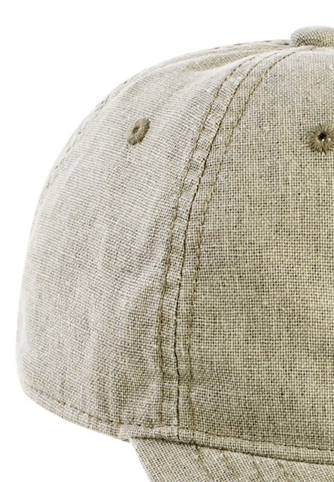 camel active Baseball Cap aus Baumwoll-Leinen-Mix – Bild 3 von 4