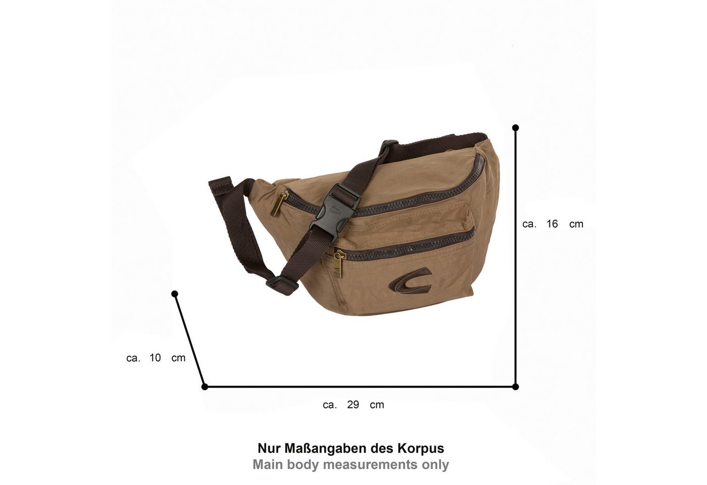 camel active Bauchtasche Journey, Herren Crossbody-Bag, funktional perfekt für alle Lebenslagen – Bild 2 von 5