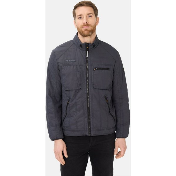 camel active Blouson mit Stehkragen Langarm Markenlogo
