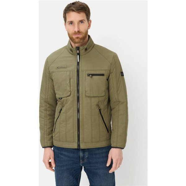 camel active Blouson mit Stehkragen Langarm Markenlogo