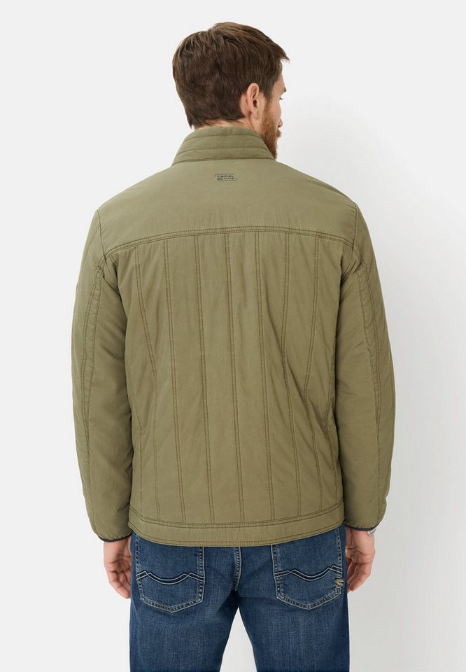 camel active Blouson mit Stehkragen Langarm Markenlogo – Bild 2 von 5