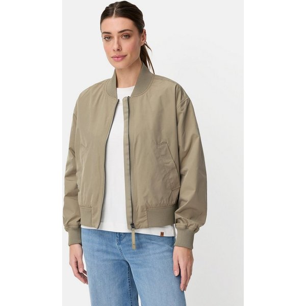 camel active Blouson mit Taschen Langarm Markenlabel