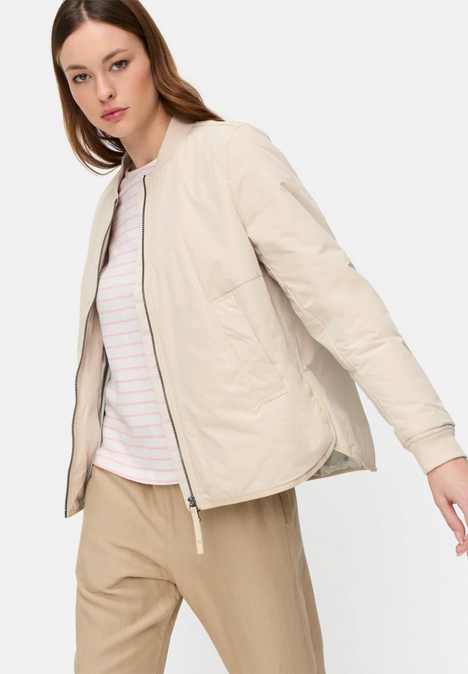 camel active Bomberjacke mit 2-Wege-Reißverschluss Langarm – Bild 4 von 5