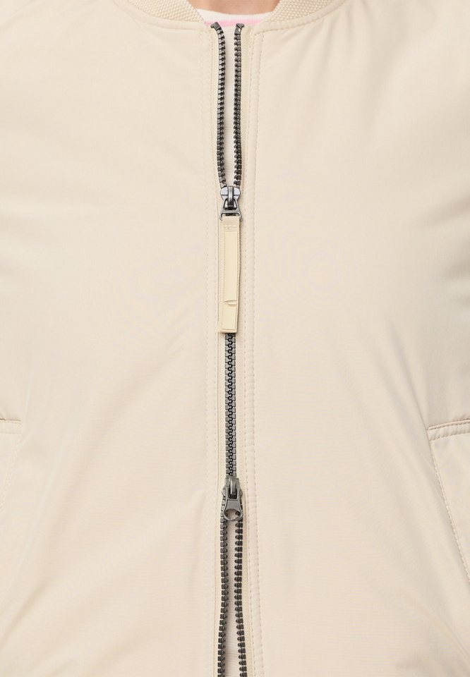 camel active Bomberjacke mit 2-Wege-Reißverschluss Langarm – Bild 5 von 5