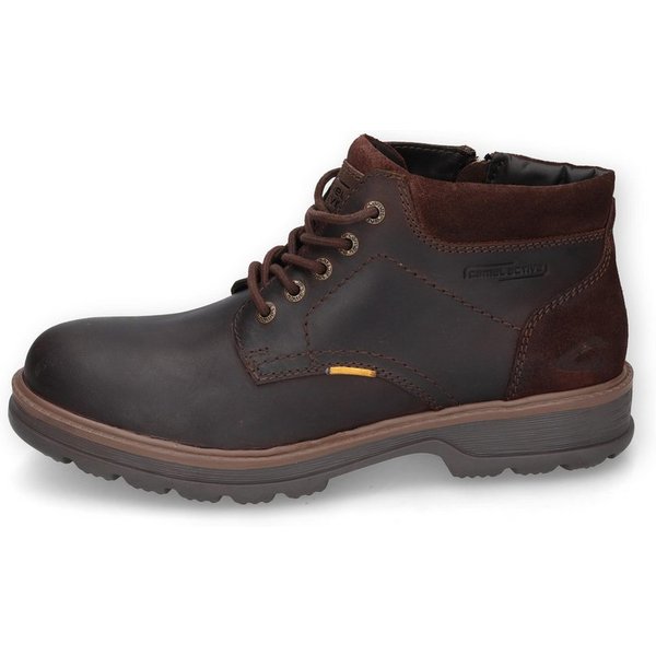 camel active Boots cow buff crazy SCHOKO Schnürboots