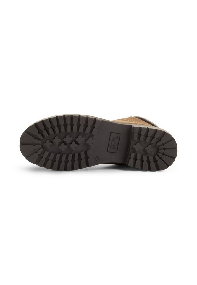camel active Boots crazy horse/split TAN Schnürboots – Bild 5 von 5