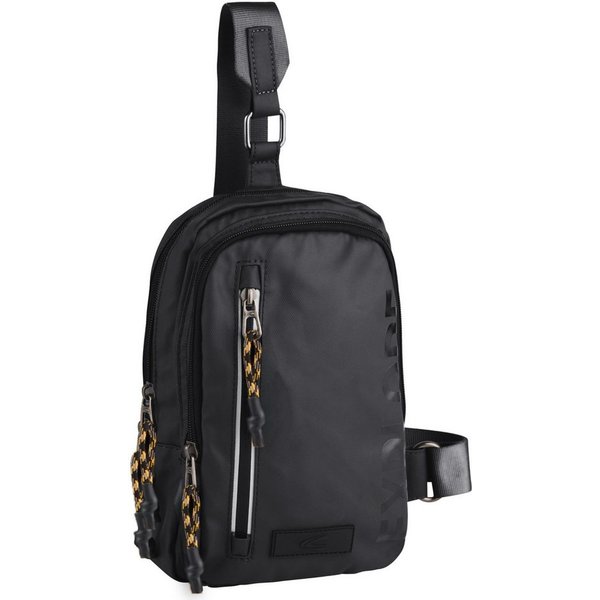 camel active Cityrucksack Explore, wasserabweisendes recyceltes Nylon und reflektierende Reißverschlüsse