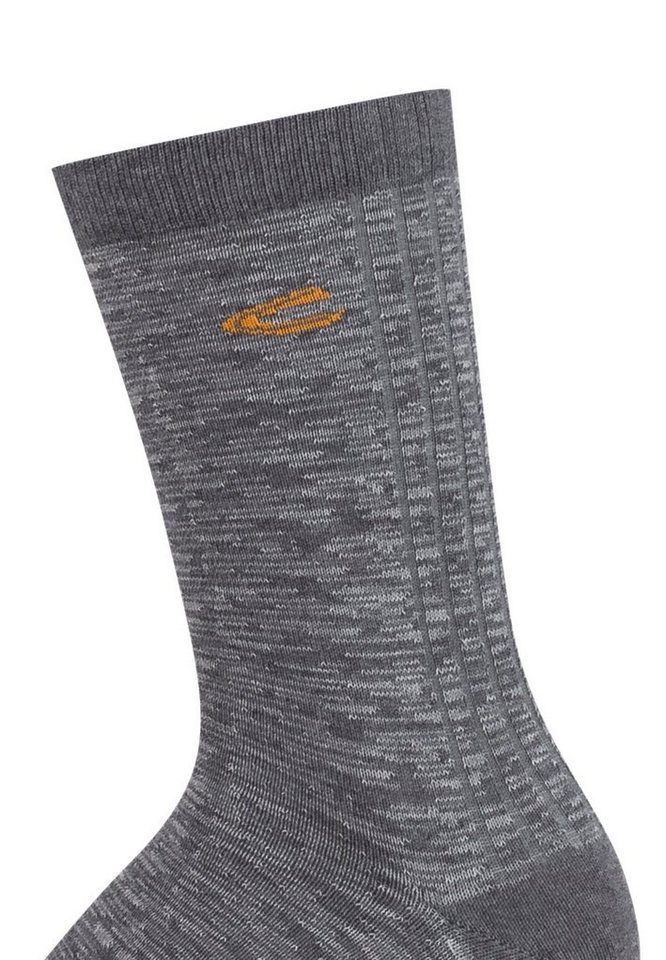 camel active Freizeitsocken im 6er-Pack (6-Paar, 6 Paar) Logoprägung – Bild 2 von 5