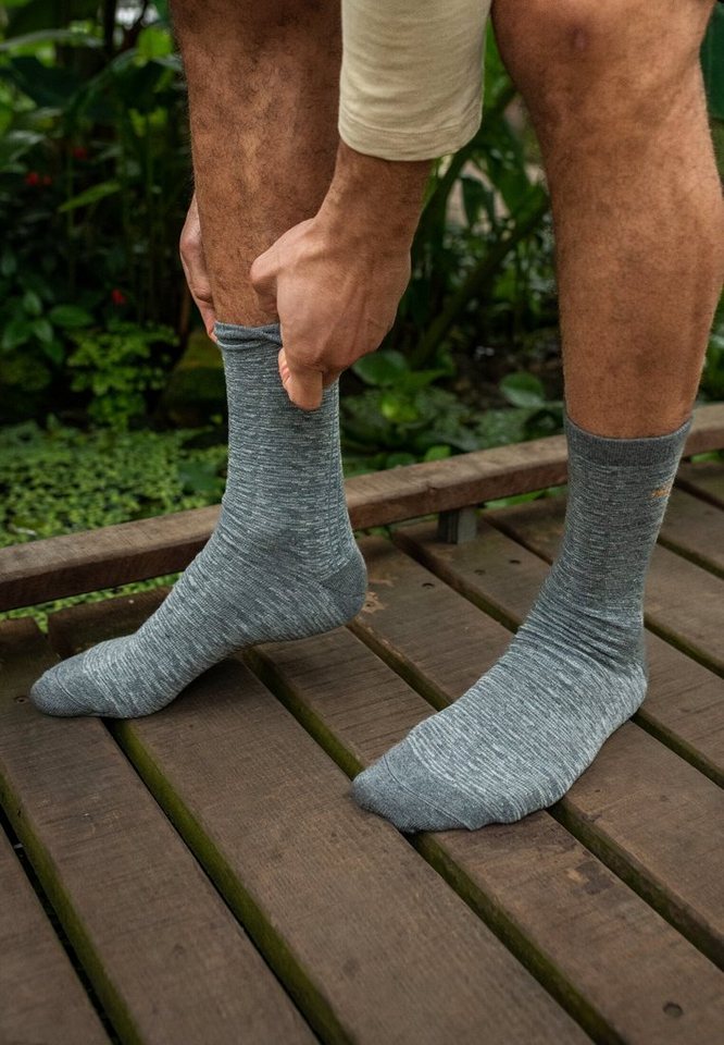 camel active Freizeitsocken im 6er-Pack (6-Paar, 6 Paar) Logoprägung – Bild 4 von 5