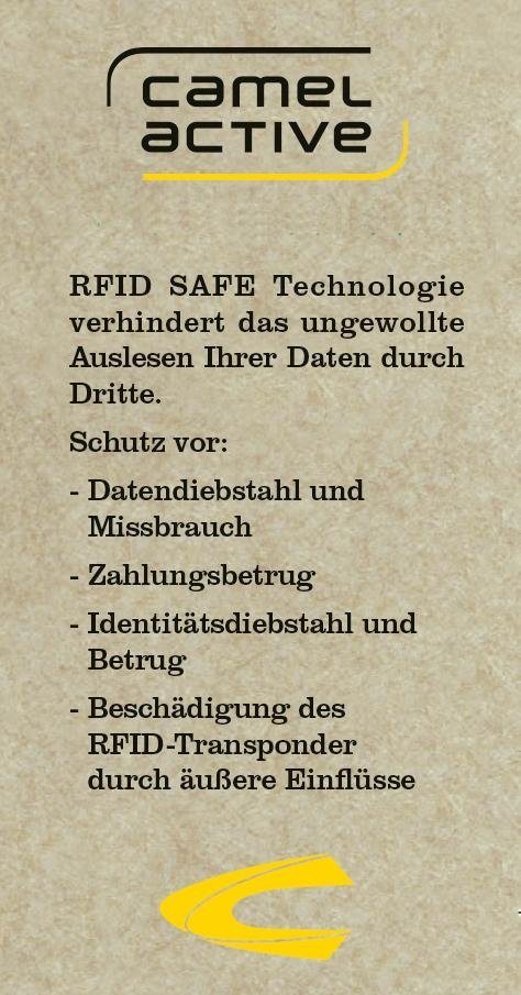 camel active Geldbörse Atlanta, aus besonders weichem Leder mit RFID Schutz – Bild 5 von 5