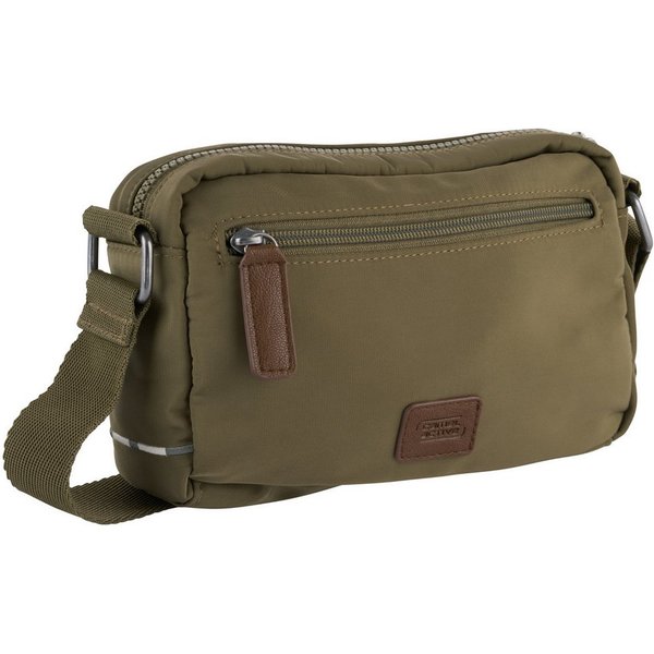 camel active Handtasche Aurum (Set, 2-tlg., abnehmbare Anhänger), aus recyceltem Polyester in Nylonstruktur, leicht & mit feinen Details