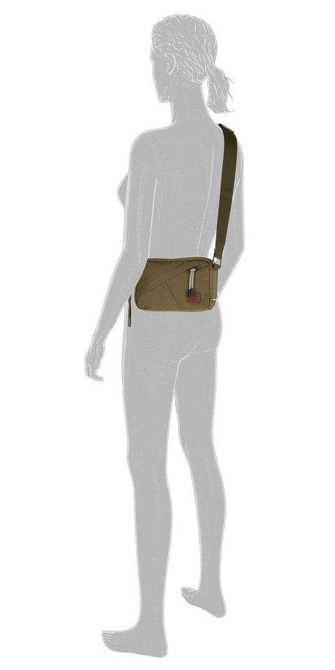 camel active Handtasche Aurum (Set, 2-tlg., abnehmbare Anhänger), aus recyceltem Polyester in Nylonstruktur, leicht & mit feinen Details – Bild 2 von 5