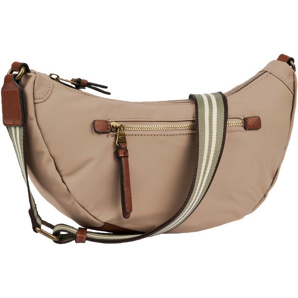 camel active Handtasche Bari, aus hochwertigem matten Nylon mit gestreiftem Gewebeband