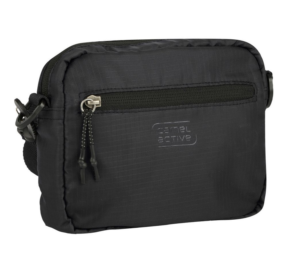 camel active Handtasche Shores (Set, 2-tlg., abnehmbare Reißverschlusstasche vorne), Ultraleicht mit sportiver Schnürung abnehmbare Pouch & Reflektdetails – Bild 3 von 4