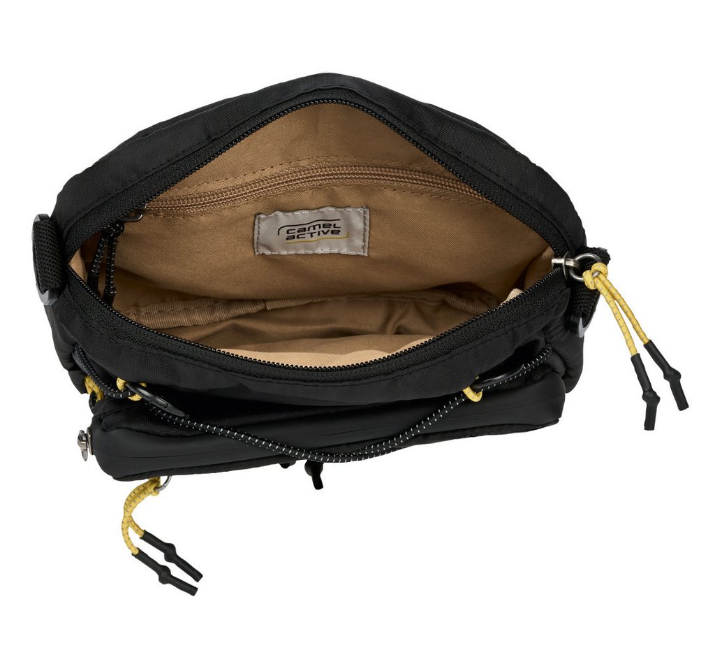 camel active Handtasche Shores (Set, 2-tlg., abnehmbare Reißverschlusstasche vorne), Ultraleicht mit sportiver Schnürung abnehmbare Pouch & Reflektdetails – Bild 4 von 4
