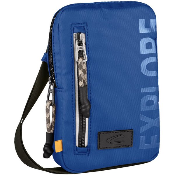 camel active Handytasche Explore, wasserabweisendes recyceltes Nylon und reflektierende Reißverschlüsse
