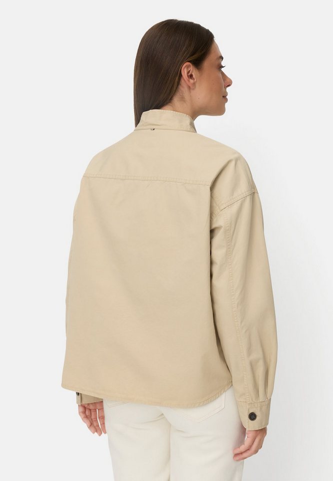camel active Hemdbluse mit Stehkragen Langarm unifarben – Bild 2 von 5