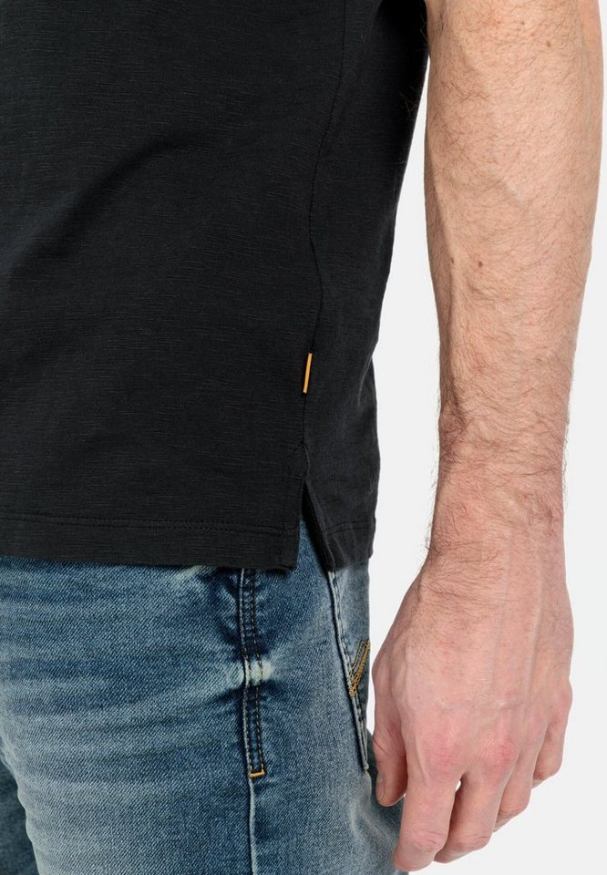 camel active Henleyshirt aus reiner Baumwolle Kurzarm – Bild 5 von 5