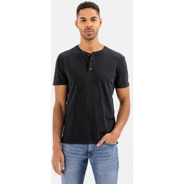 camel active Henleyshirt Kurzarm