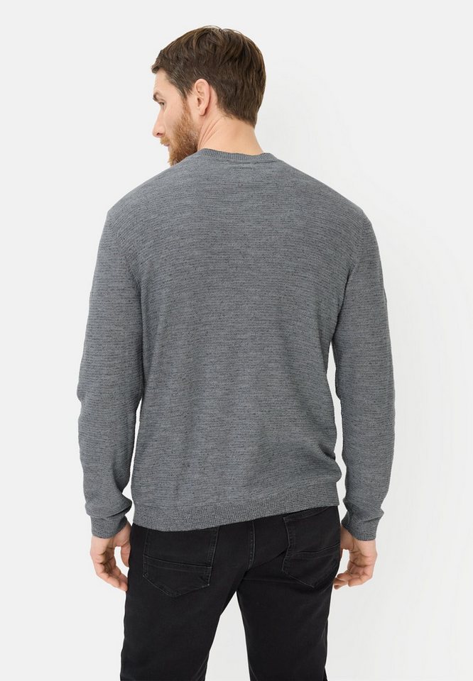 camel active Henleyshirt mit Henley Kragen Langarm – Bild 2 von 5