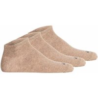 CAMEL ACTIVE camel active Herren Sneakersocken, 3er Pack - Basic Socken, Baumwolle, Größe 43-46 in Beige