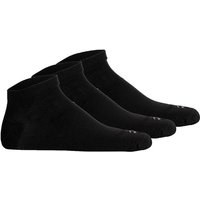 CAMEL ACTIVE camel active Herren Sneakersocken, 3er Pack - Basic Socken, Baumwolle, Größe 43-46 in Schwarz