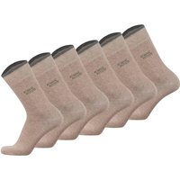 CAMEL ACTIVE camel active Herren Socken, 6er Pack - Basic Socken, Baumwolle, Größe 43-46 in Beige