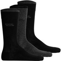 CAMEL ACTIVE camel active Herren Socken, 3er Pack - Box, Basic Socken, Baumwolle, Größe 39-42 in Schwarz
