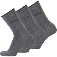 CAMEL ACTIVE camel active Herren Socken, 3er Pack - Basic Socken, Baumwolle, Größe 39-42 in Grau
