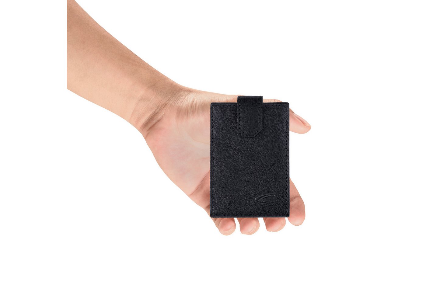 camel active Kartenetui Discover, innovatives Kartenetui aus fein genarbtem Ziegenleder mit RFID-Schutz – Bild 2 von 5