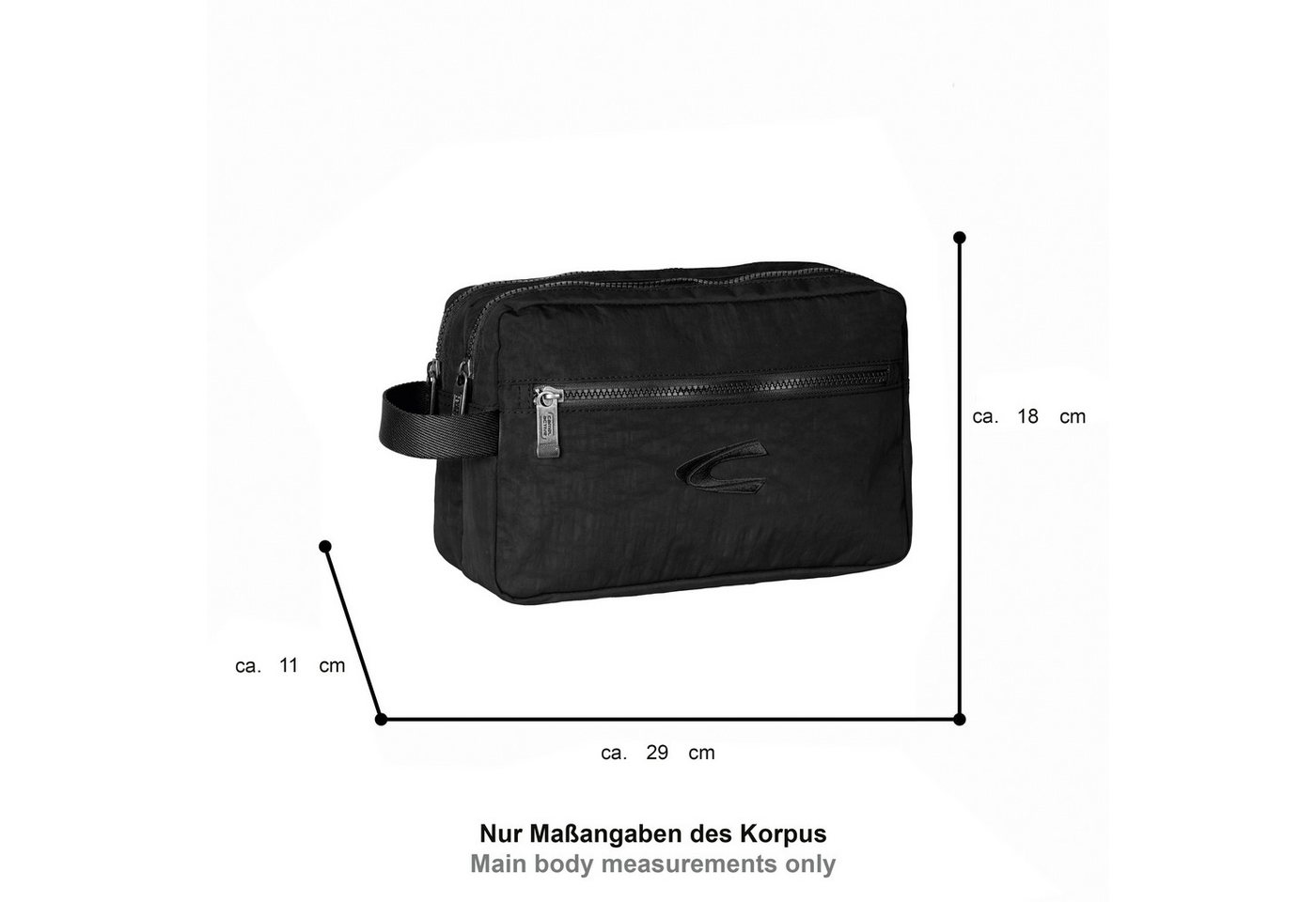 camel active Kulturbeutel Journey, aus leichtem robusten Nylon, funktional perfekt für alle Lebenslagen – Bild 2 von 5
