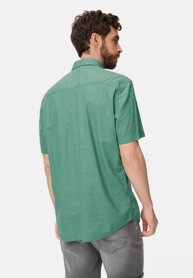 camel active Kurzarmhemd aus Leinenmix Kurzarm Button-Down – Bild 2 von 5