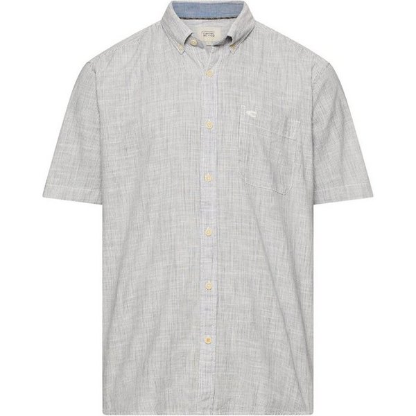 camel active Kurzarmhemd mit Button-Down-Kragen