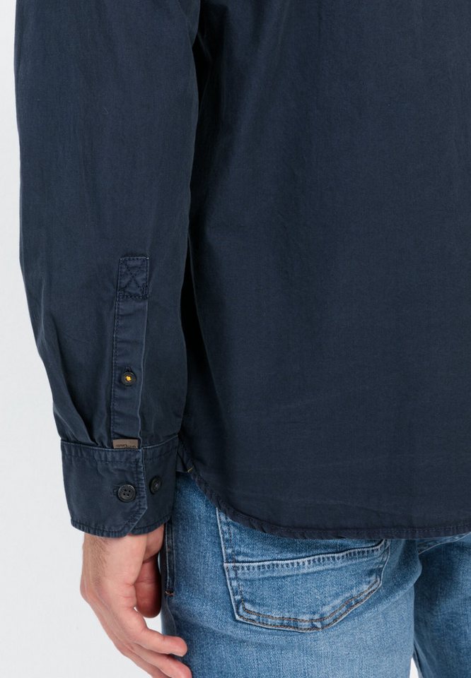 camel active Langarmhemd aus reiner Baumwolle Langarm Button-Down – Bild 5 von 5