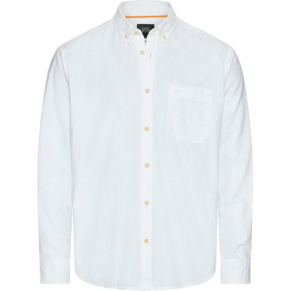camel active Langarmhemd unifaben, mit Button-Down-Kragen