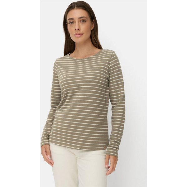 camel active Langarmshirt aus 100% Baumwolle Langarm