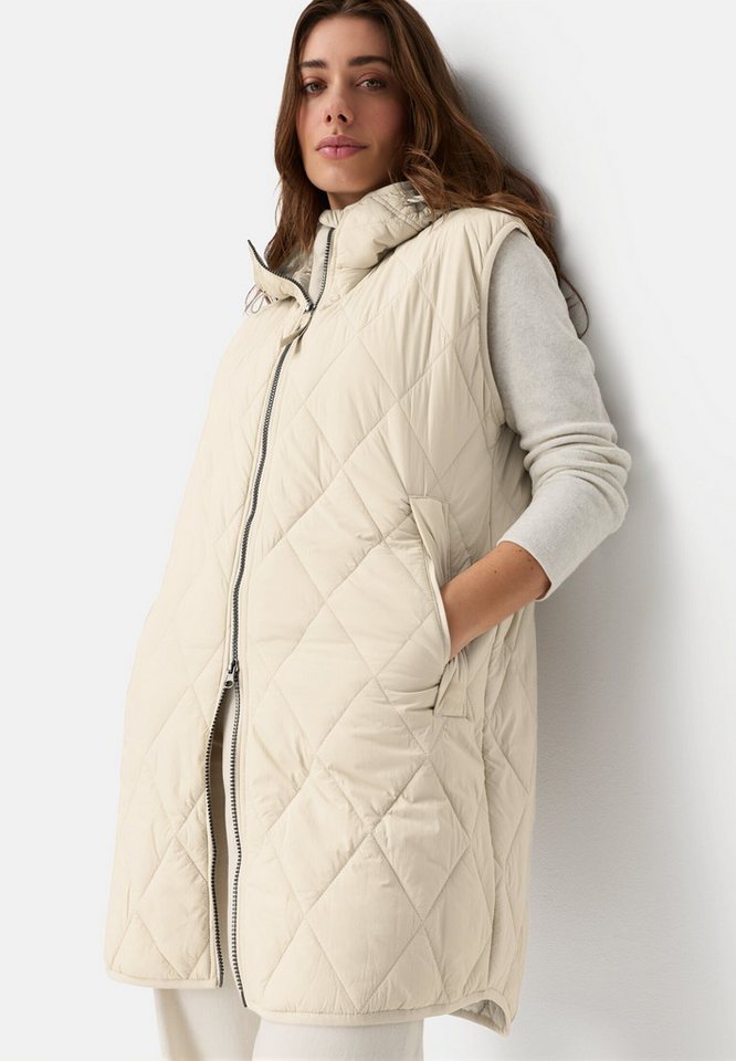 camel active Longweste mit Kapuze ärmellos Markenlabel – Bild 4 von 5