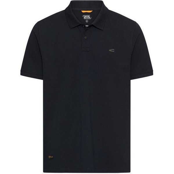 camel active Poloshirt kurzarm, mit Logo-Stickerei