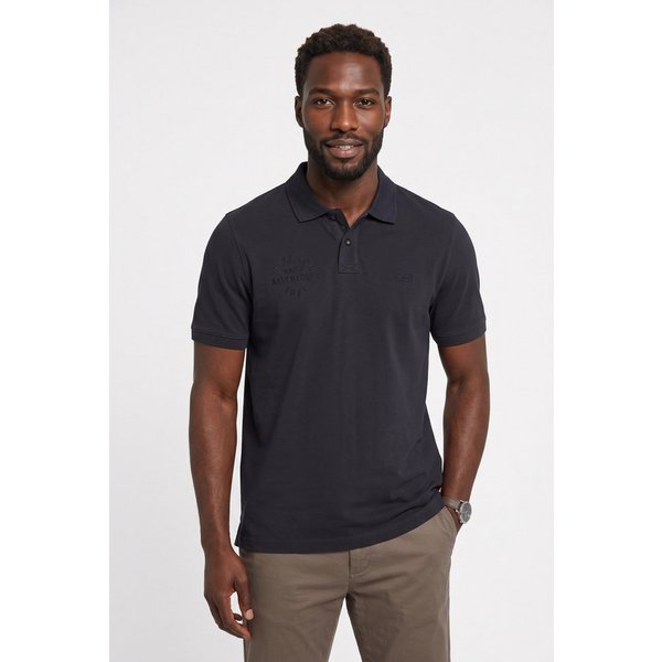 camel active Poloshirt normale Passform, kurze Ärmel, unifarbenes Design, mit Polokragen
